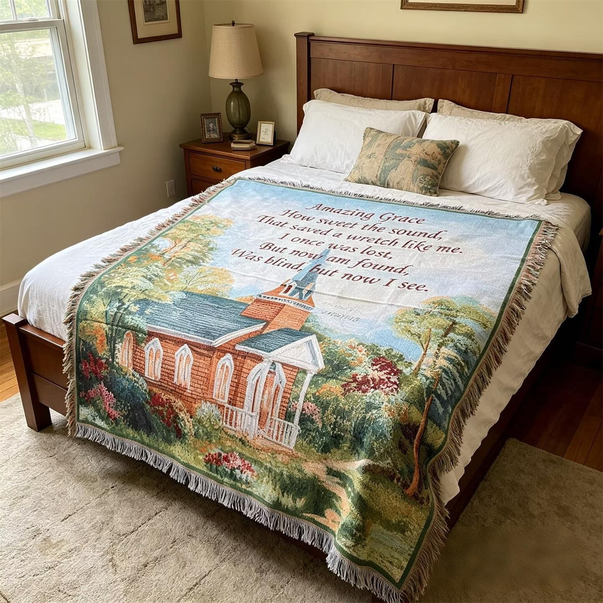 Inspirational Tapestry Throw Blanket — product view 2