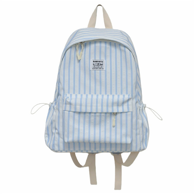 Striped Casual Backpack LoungeYard — product view 3