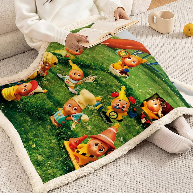 Soft Flannel Cartoon Fleece Blanket — product view 4