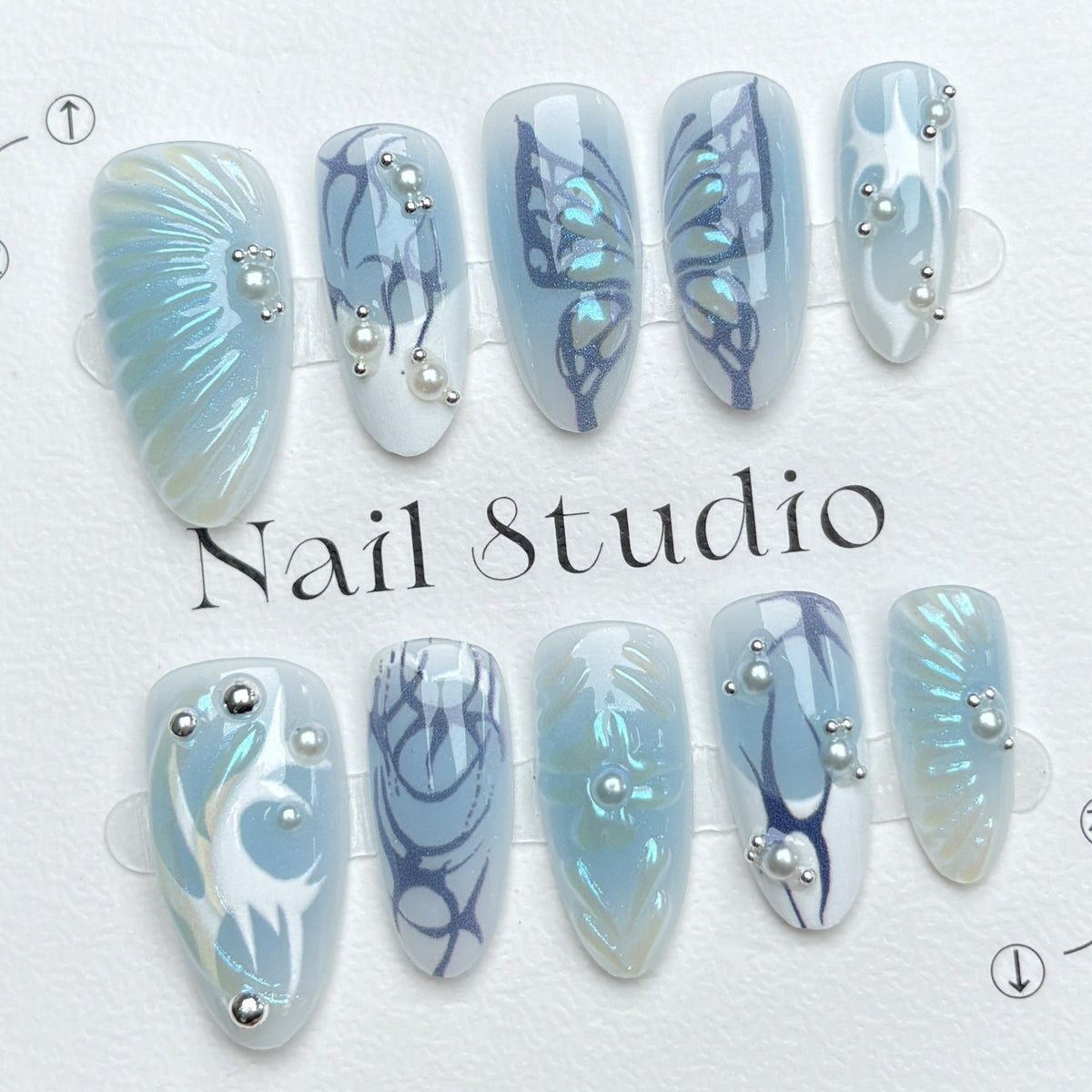 Artistic Press-On Nail Art Set 1790746255 — product view 1