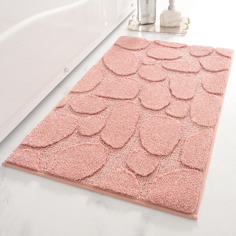 Modern Geometric Bath Mat Bowlift — product view 6