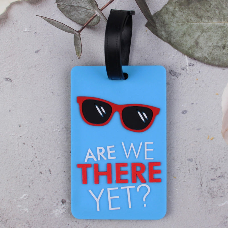 Motivational Travel Luggage Tag LoungeYard — product view 4