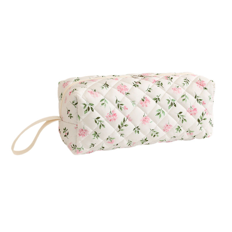 Quilted Animal Print Makeup Bag LoungeYard — product view 2