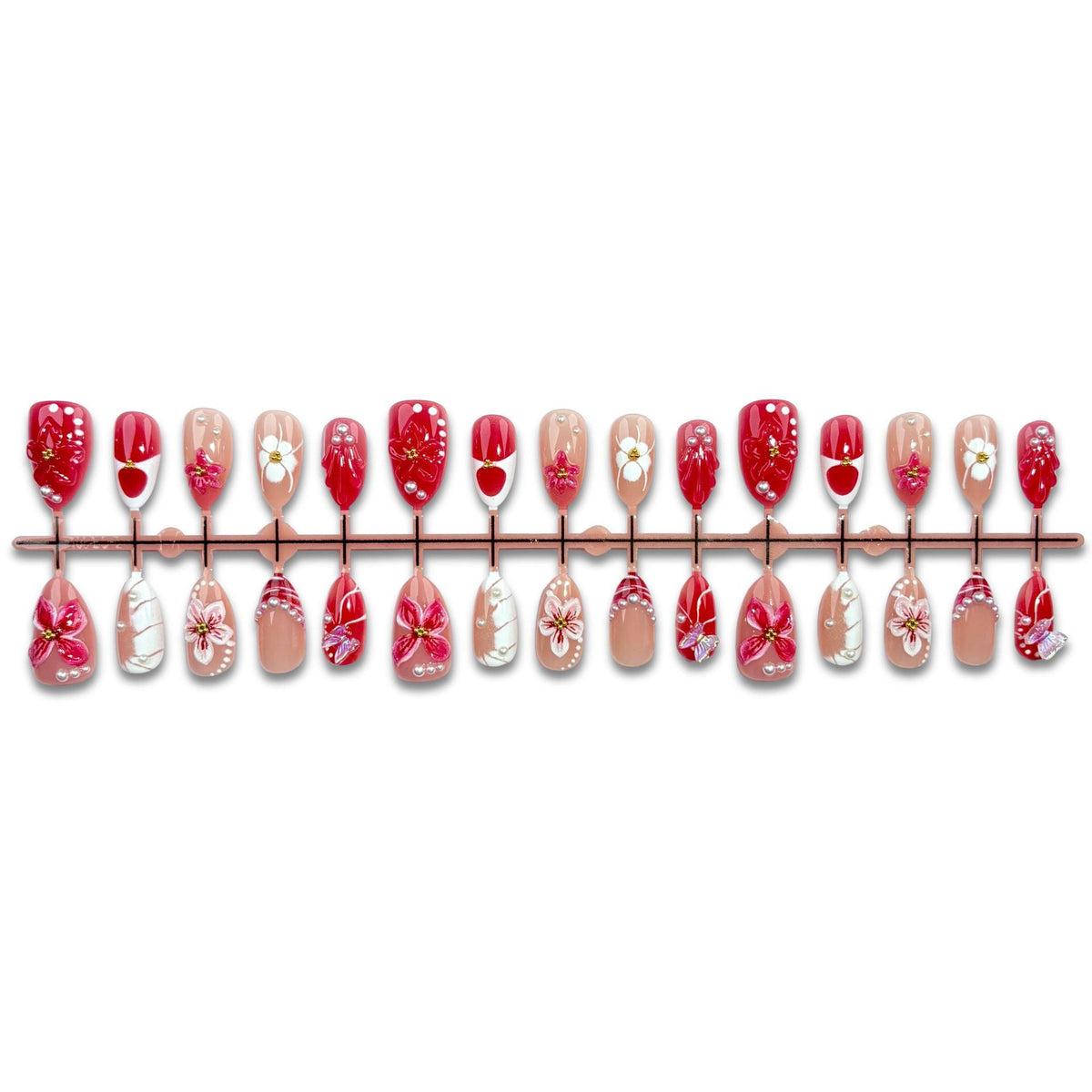 Decorative Artistic Press-On Nail Set — product view 4