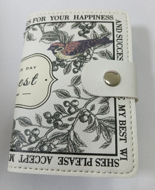 Floral Print Zippered Wallet LoungeYard — product view 3