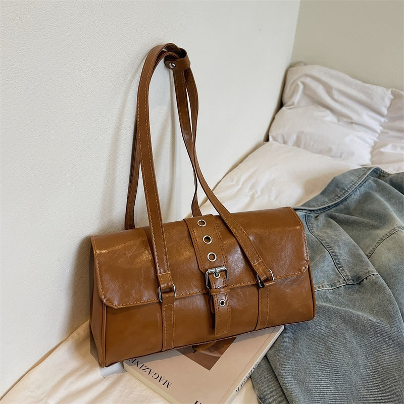 Stylish Structured Satchel Bag LoungeYard — product view 7