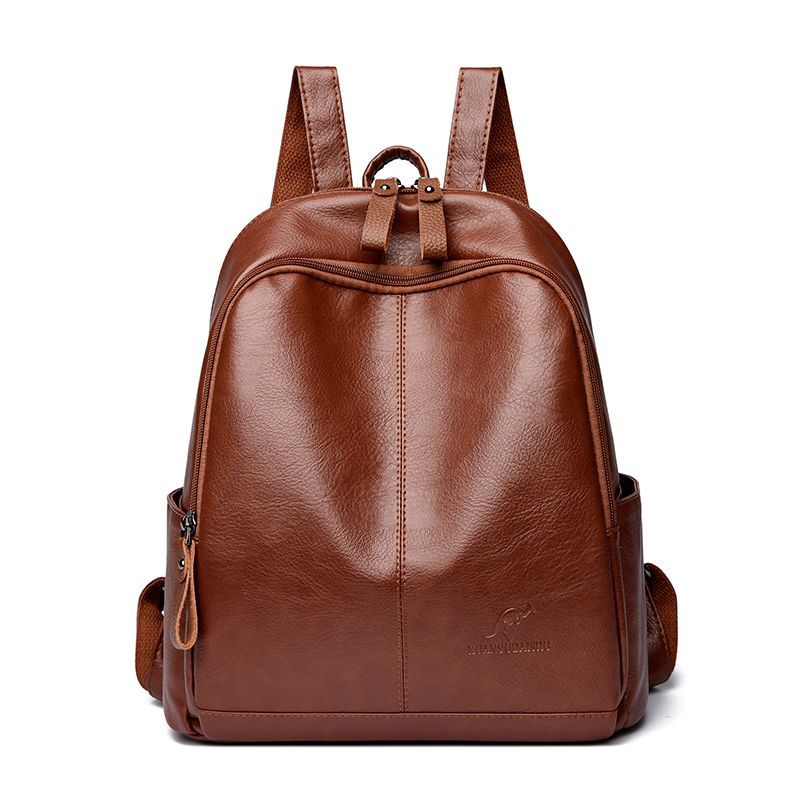 Women's Stylish Leather Backpack LoungeYard — product view 5