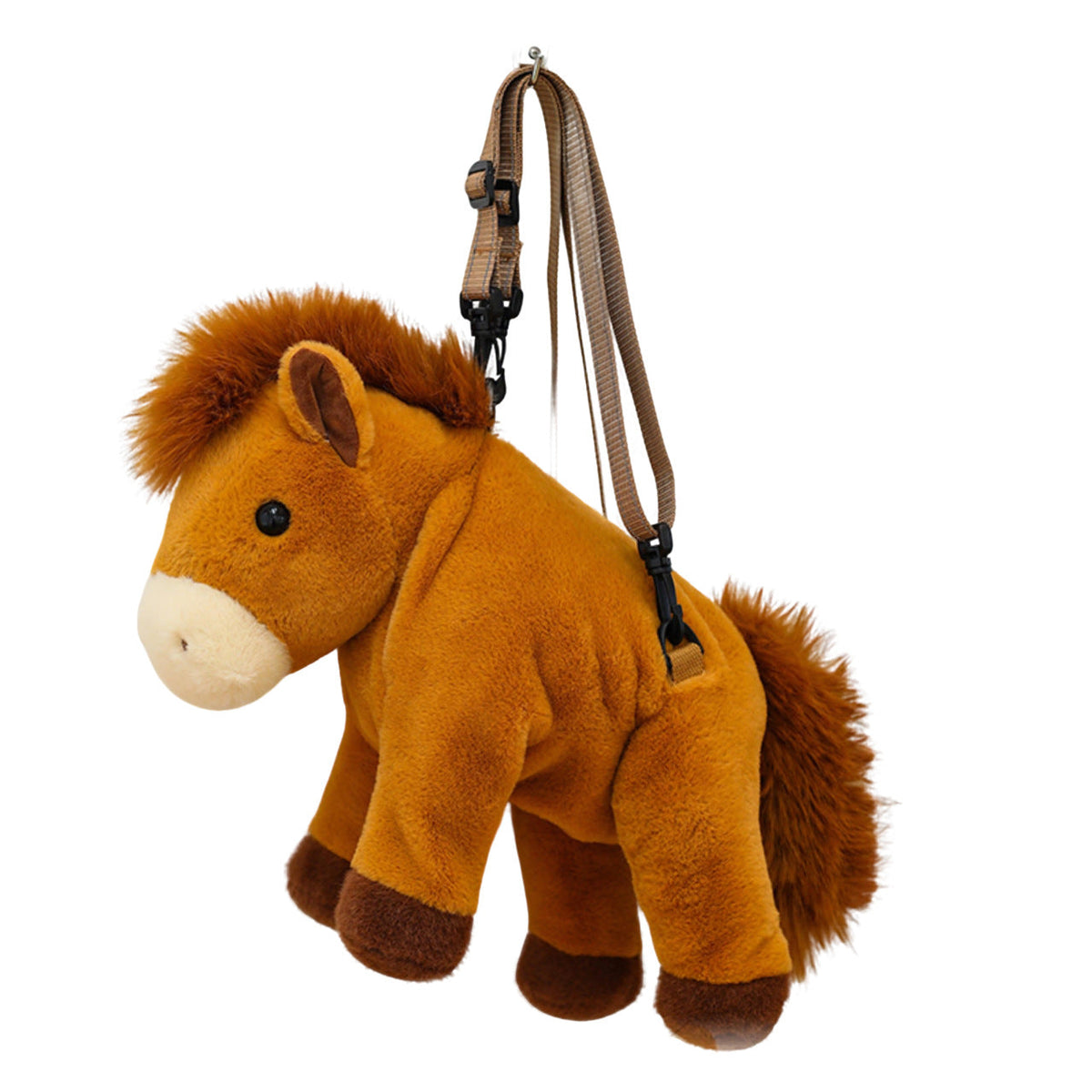 Plush Horse-Themed Backpack LoungeYard — product view 3