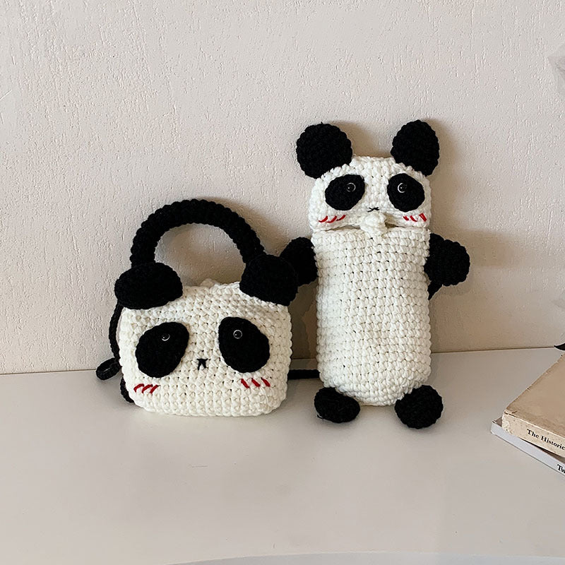 Cute Panda Character Mini Backpack — product view 2
