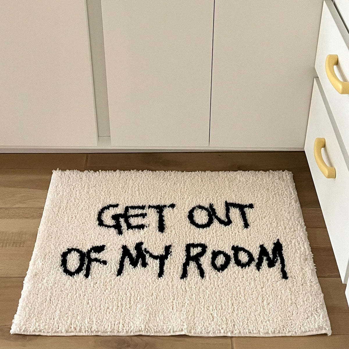 Funny Text Bath Mat Bowlift — product view 1