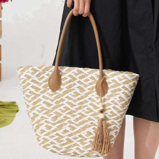 Geometric Beach Tote LoungeYard — product view 3