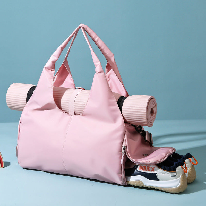 Sporty Weekend Bag With Ergonomic Carrying Handle And Versatile Compartment Setup LoungeYard — product view 1