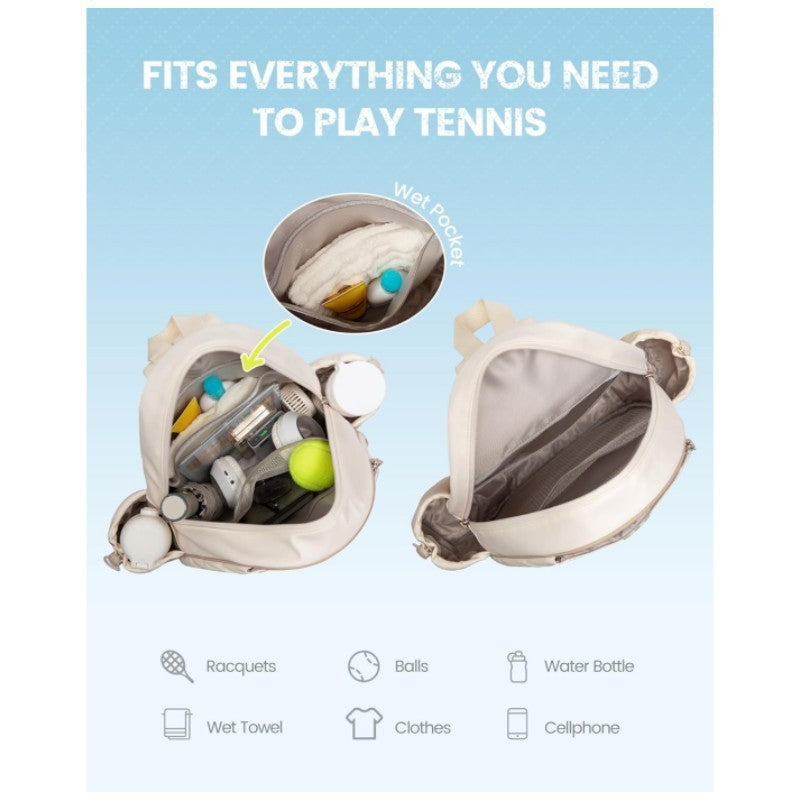 Stylish Tennis Racket Backpack LoungeYard — product view 7