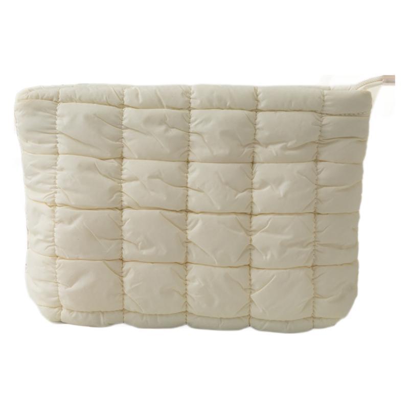 Quilted Padded Cosmetic Travel Toiletry Pouch LoungeYard — product view 6