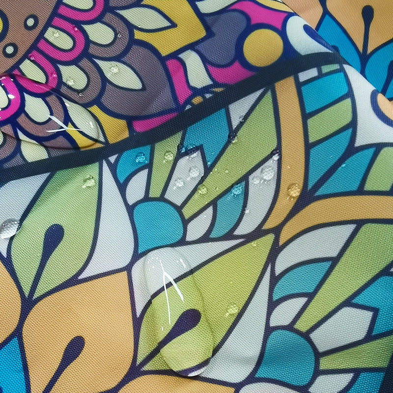 Beach blanket with maritime turtle motif LoungeYard — product view 4