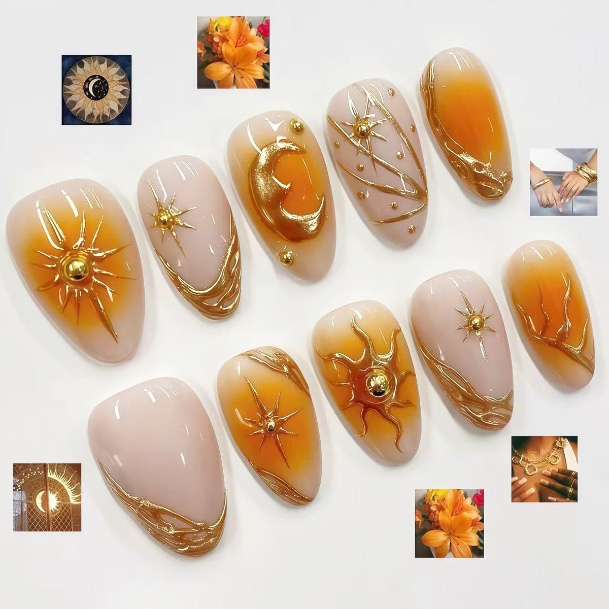 Decorative Press-On Nail Art Set 1790746065 — product view 1