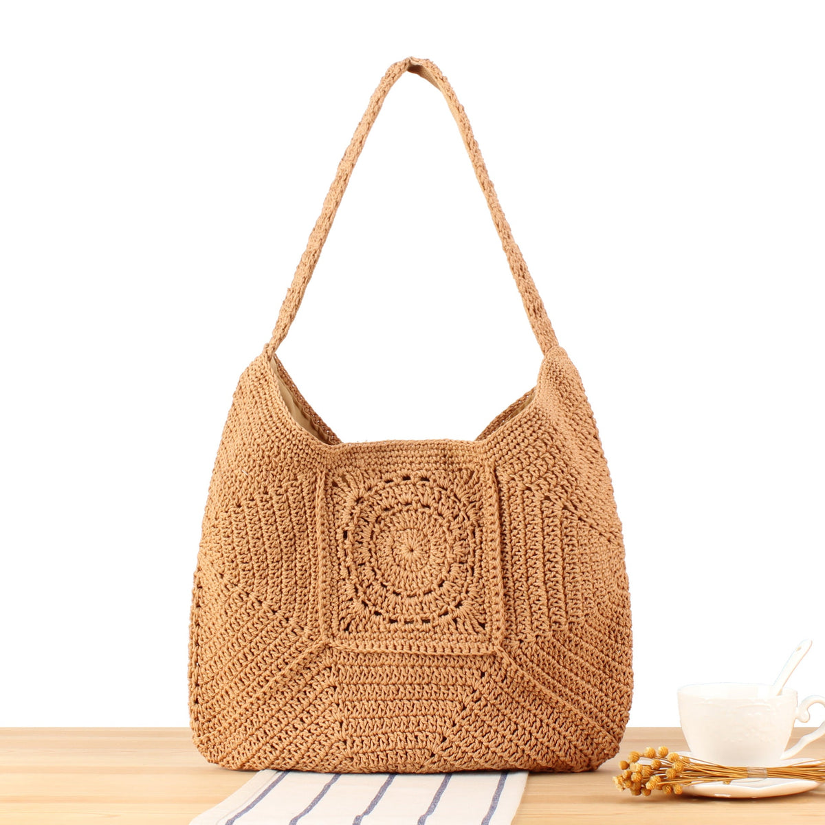 Handmade Macrame Bag LoungeYard — product view 6