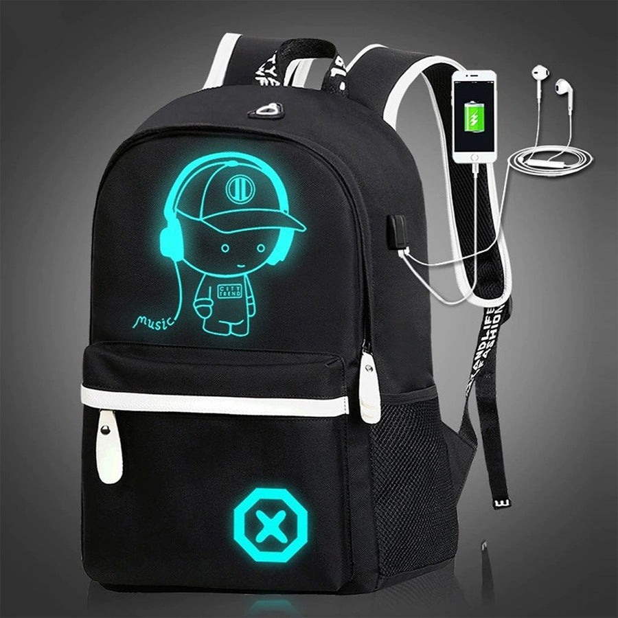 Illuminated Charging Backpack — product view 6