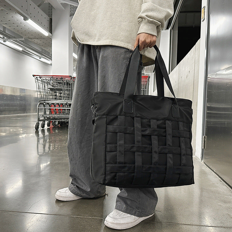 Multifunctional Travel Bag With Woven Surface LoungeYard — product view 3
