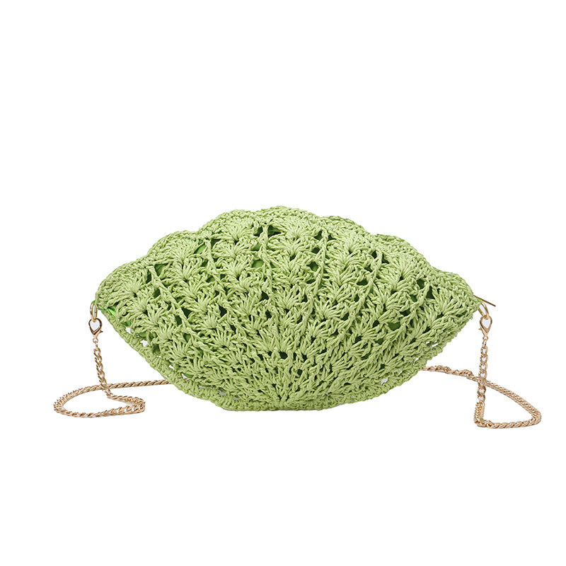 Elegant Crochet Shell-Shaped Handbag — product view 4
