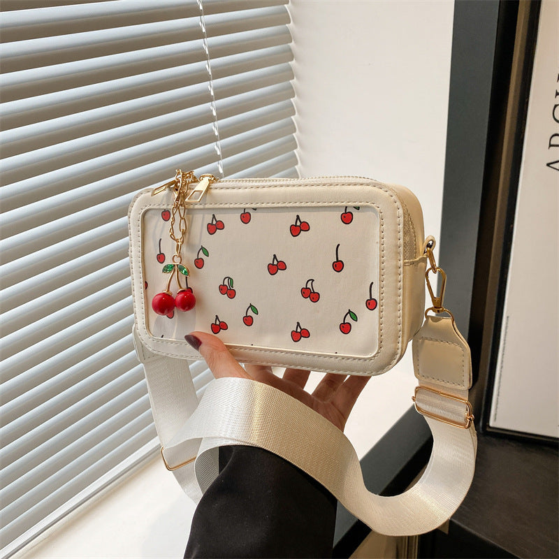 Fun Cherry Print Crossbody Bag LoungeYard — product view 1