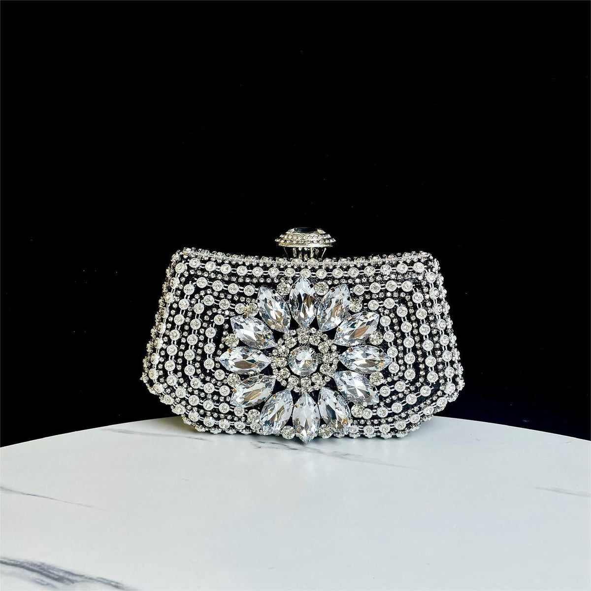 Sparkling Rhinestone Decorative Clutch — product view 7