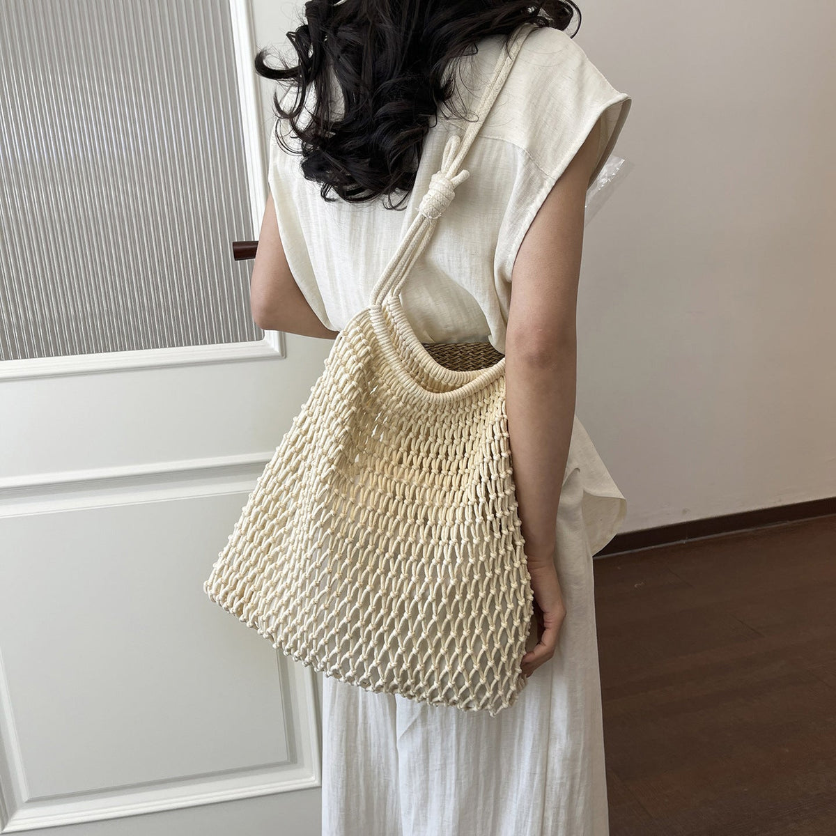 Practical net shopping bag LoungeYard — product view 1