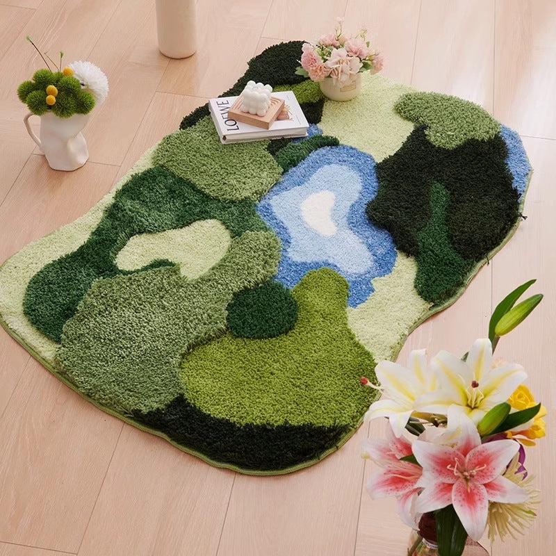 Floral Pattern Bath Mat — product view 3