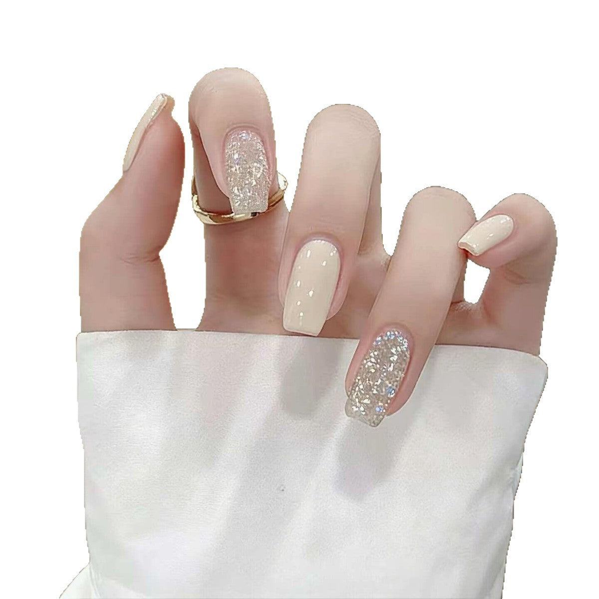 Glittery Press-On Nail Extensions — product view 5