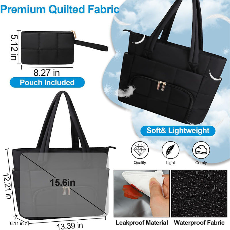 Insulated Multi-Pocket Lunch Tote LoungeYard — product view 2