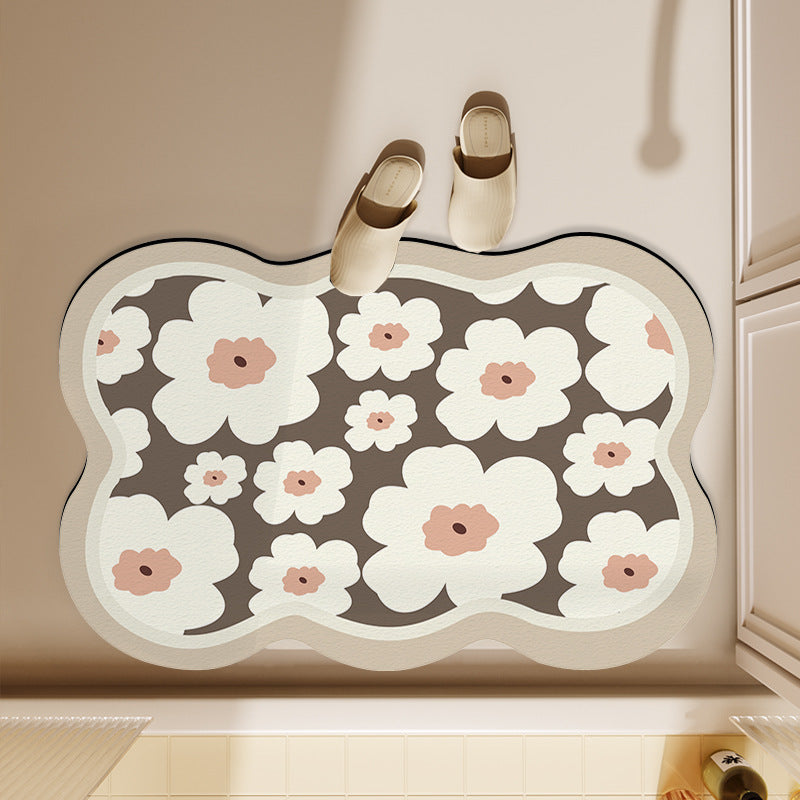 Floral Patterned Bath Mat Set — product view 4
