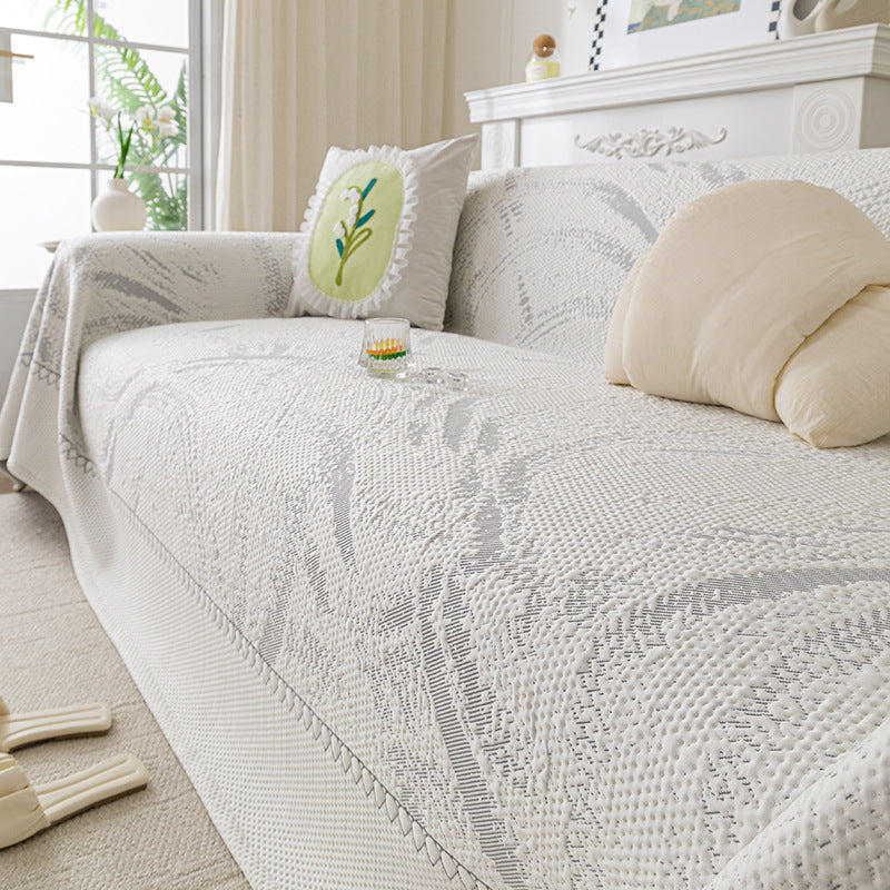 Premium Textured Sofa Throw Cover — product view 2