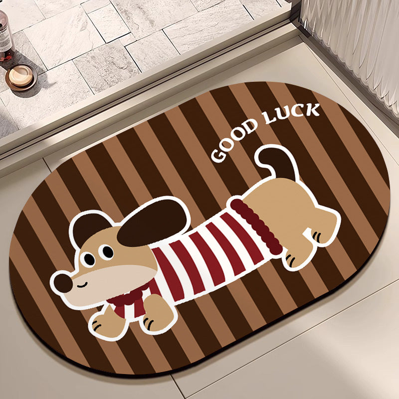 Playful Cat-Themed Shower Mat — product view 6
