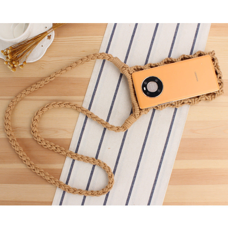 Macramé Shoulder Bag in Creative Net Design LoungeYard — product view 4