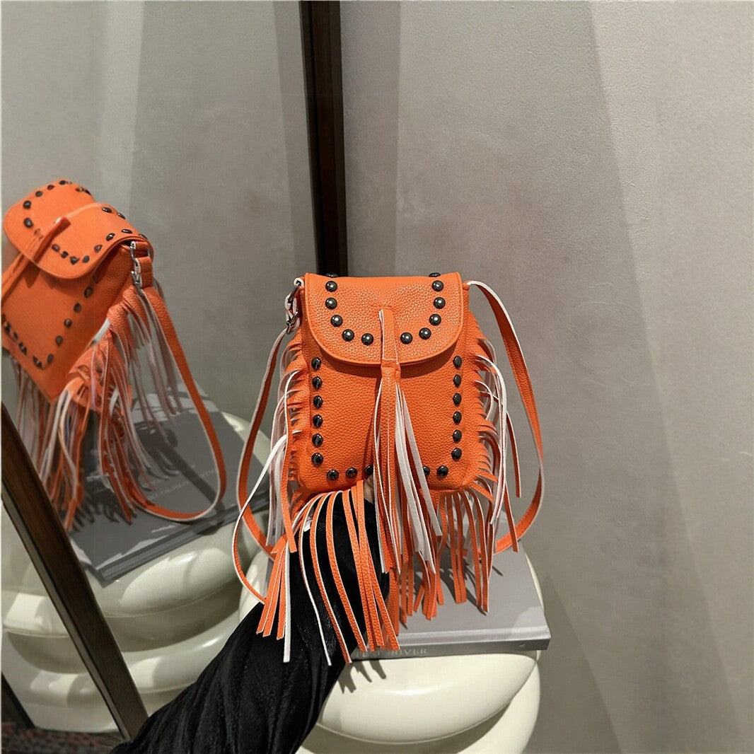 Bohemian Fringe Backpack — product view 7