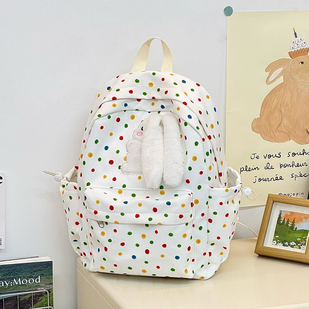 Cute Animal-Themed Backpack LoungeYard — product view 2