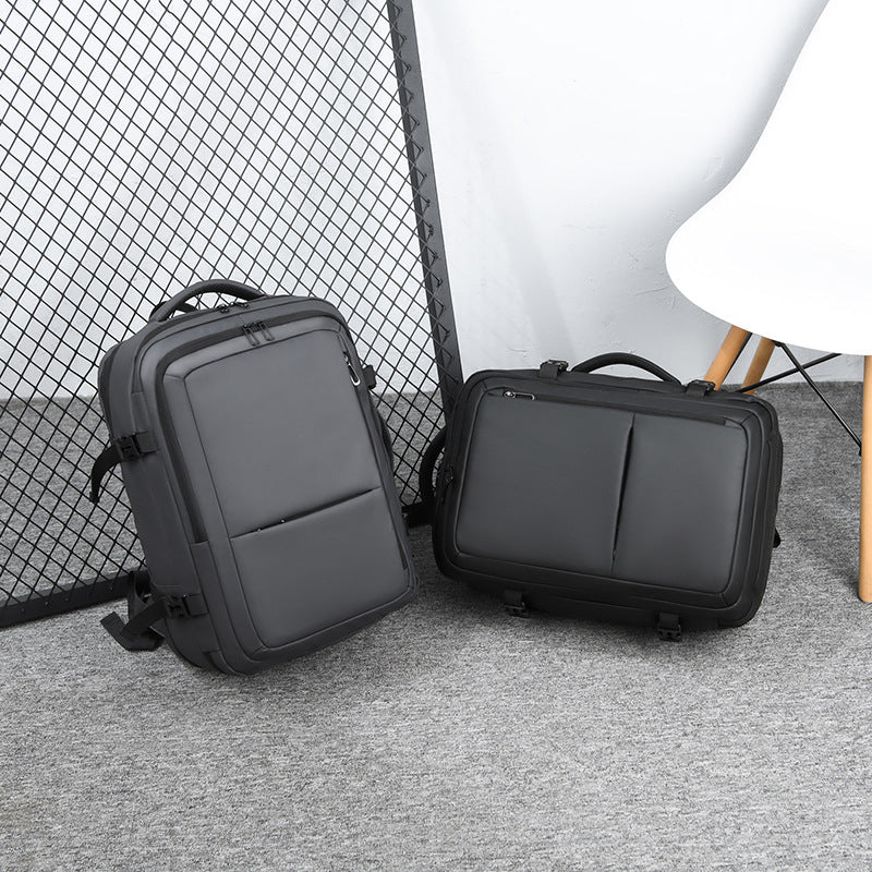 Business Rucksack with Versatile Compartments and Ergonomic Design LoungeYard — product view 3