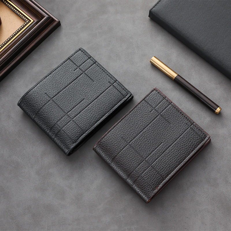 Textured Leather Wallet LoungeYard — product view 1