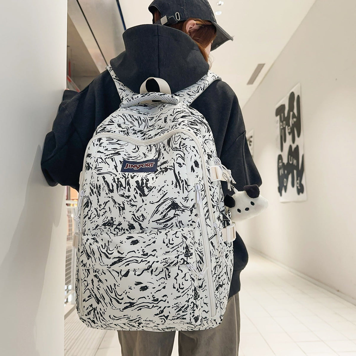 Durable Multi-Pocket Backpack LoungeYard 1791205547 — product view 1