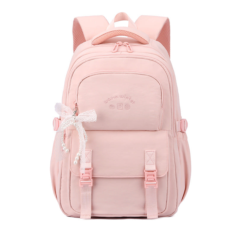 Fashionable backpack with stylish embellishments LoungeYard — product view 2