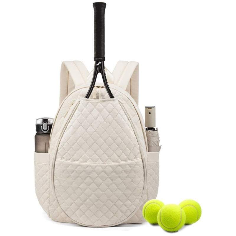 Sporty tennis backpack with insulated compartments LoungeYard — product view 5