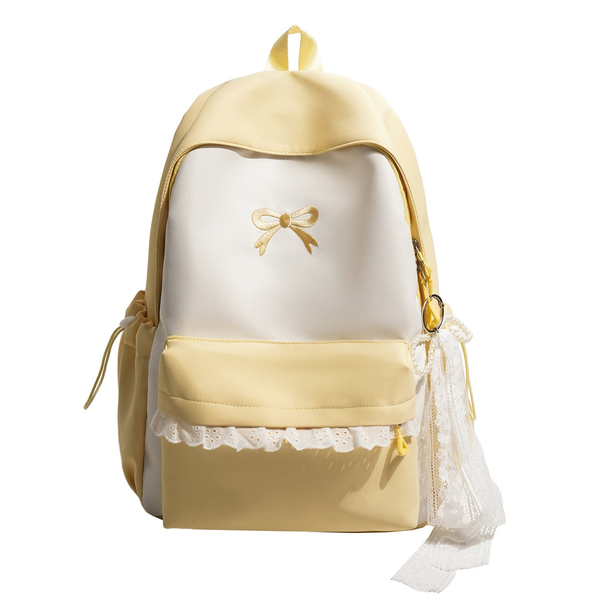 Decorative Bow-Embellished Casual Backpack LoungeYard — product view 5