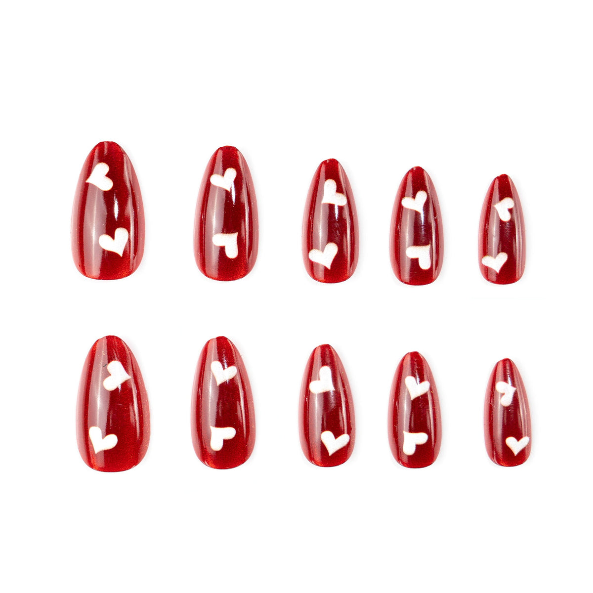 Artistic Heart Accent Press-On Nails — product view 2