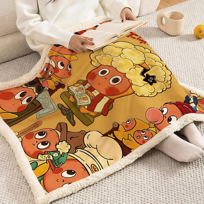 Soft Flannel Cartoon Fleece Blanket — product view 3