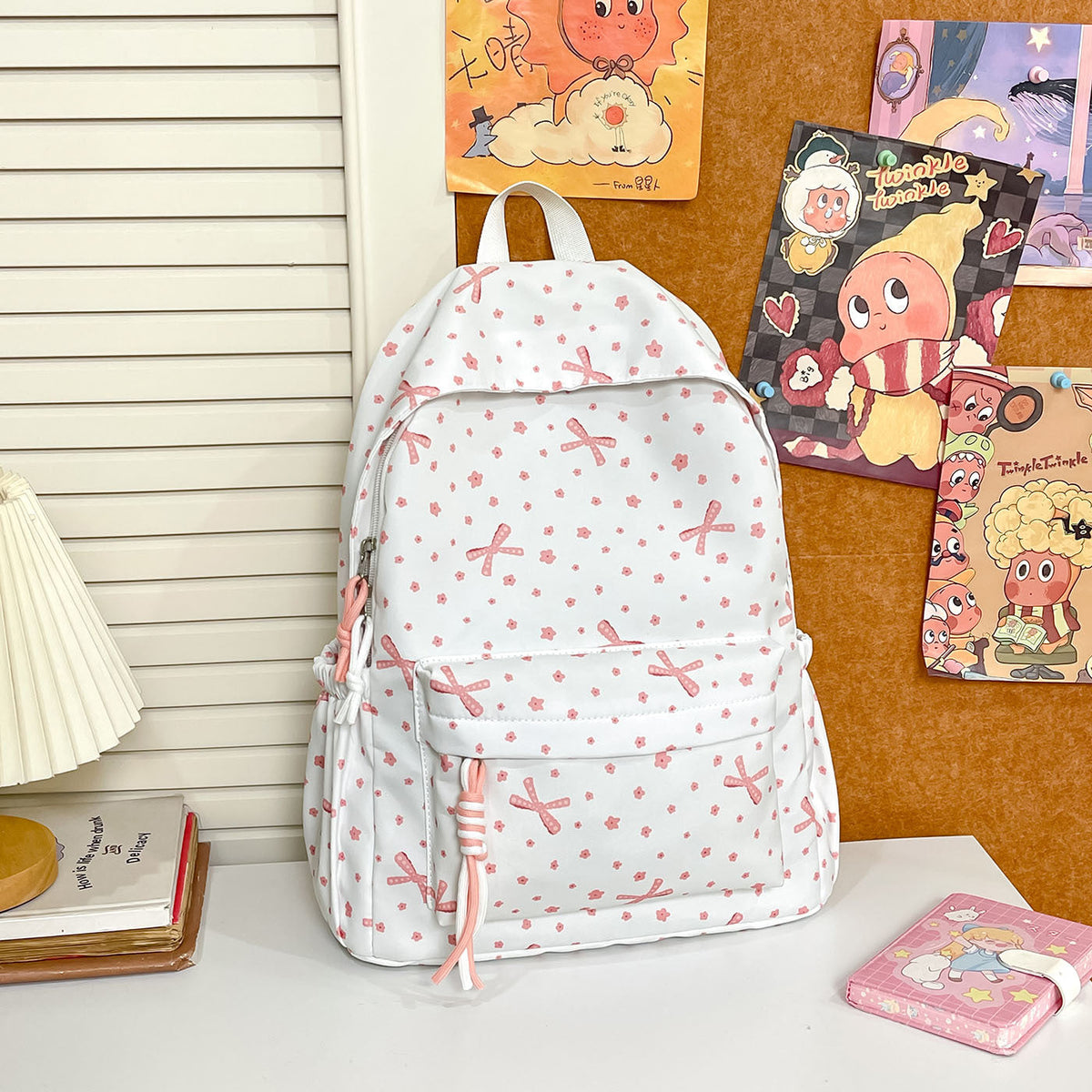 Cute Printed Backpack LoungeYard — product view 6