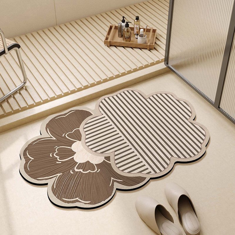 Decorative Flower-Shaped Bath Mat — product view 4