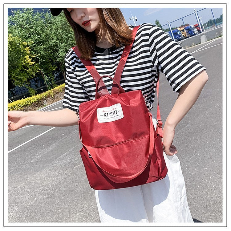 Colorful Geometric Pattern Backpack LoungeYard — product view 3