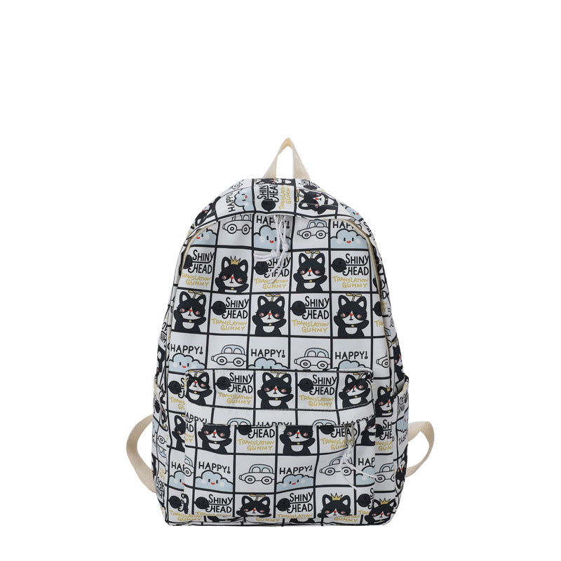 Cartoon Patterned Backpack LoungeYard — product view 4