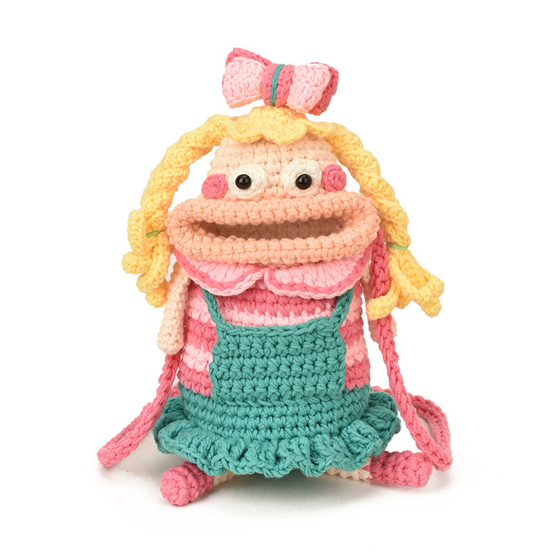 Crochet Character Mini Backpack — product view 5