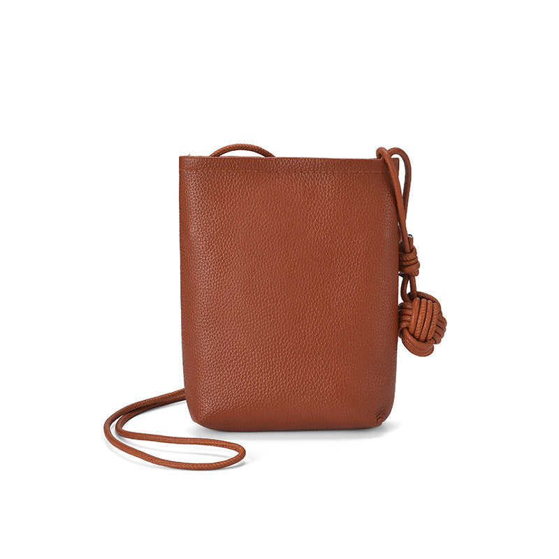 Crossbody Leather Mini Pouch LoungeYard — product view 4